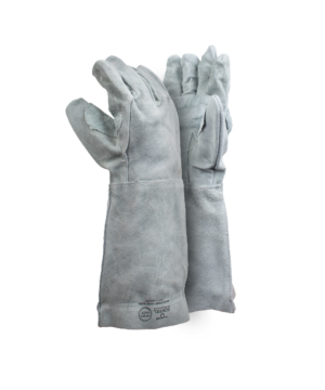 Premium Chrome Leather Gloves - 20cm Cuff