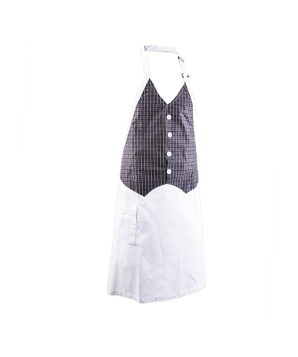 End Of Range - White & Fano Elite Waistcoat Apron
