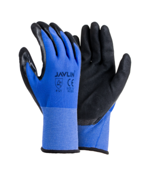 Double Coated Sandy Finish Nitrile Flexi Gloves