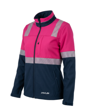 Women's Hi Vis Two Tone Utility Softshell Jacket