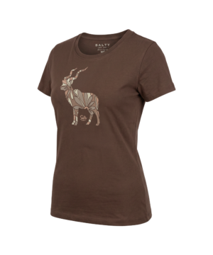 Salty Women's T-Shirt Floral Kudu