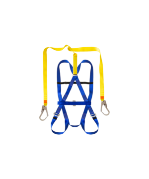 Safety Harness Belted, Energy Absorber, Double Lanyard & Scaffold Hooks