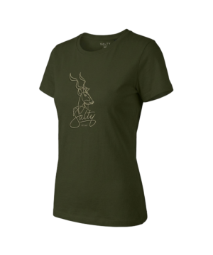 End Of Range - Salty Womens T-Shirt Kudu Signature