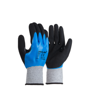 Cut 5/D Liner -fully coated nitrile glove with reinforced thumb crotch