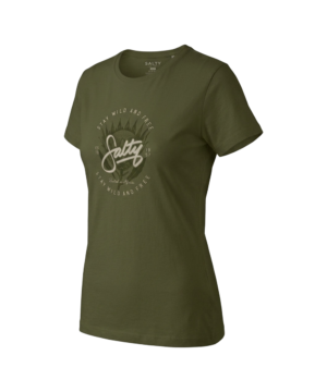 End Of Range - Salty Womens T-Shirt Wild Protea