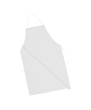 White PVC Butchers Apron