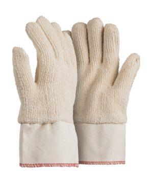 Towelling Canvas Cuff Gloves