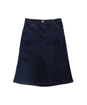 End Of Range - Women’s Blue Stretch Denim Skirt