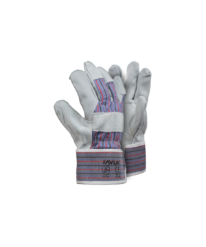 Standard Chrome Leather Candy Stripe Gloves
