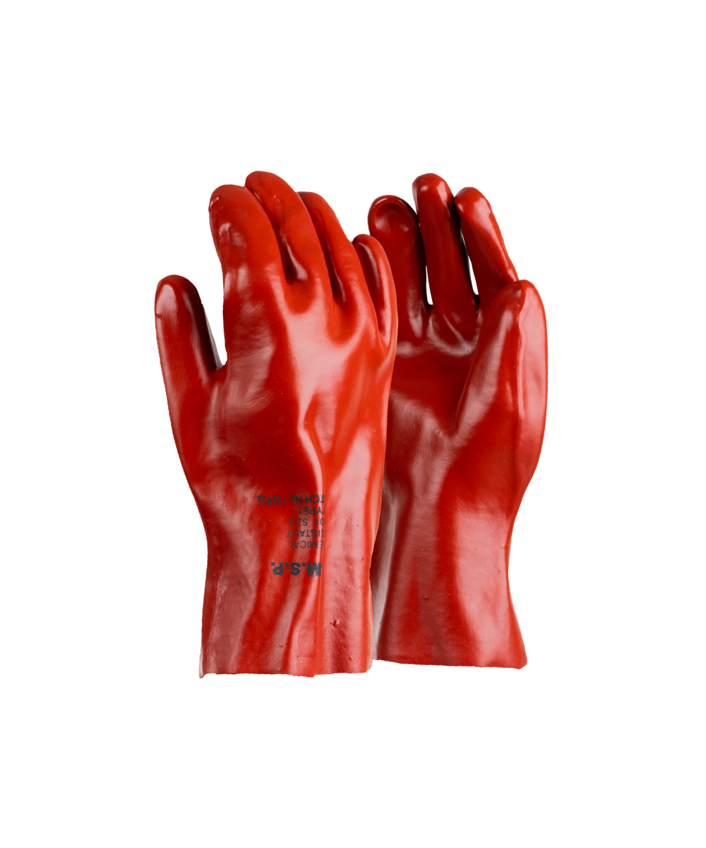 SABS PVC Chemical And Acid Gloves - 27cm