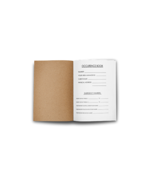 A4 OB Occurrence Book