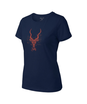 End Of Range - Salty Womens T-Shirt Wired Kudu