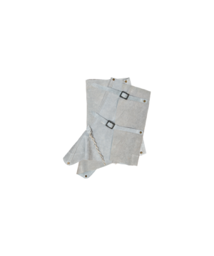 Chrome Leather Knee Length Spats