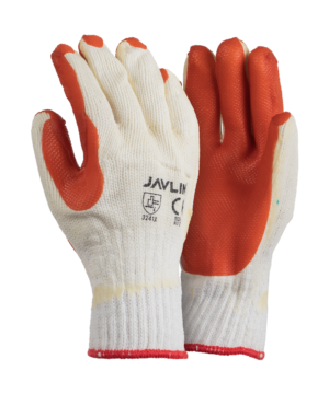 Premium Crayfish Orange Rubber Coated Gloves