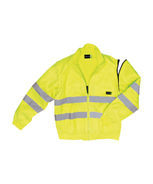 Hi-Vis Fleece Lined Bomber Jacket